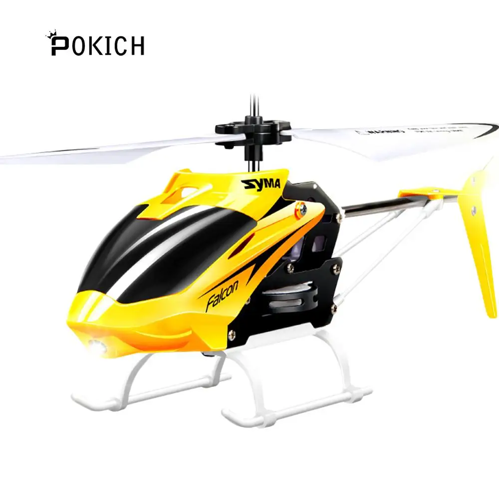 Pokich W25 Радиоуправляемый вертолет 2 CH канальный мини Дрон с гироскопом