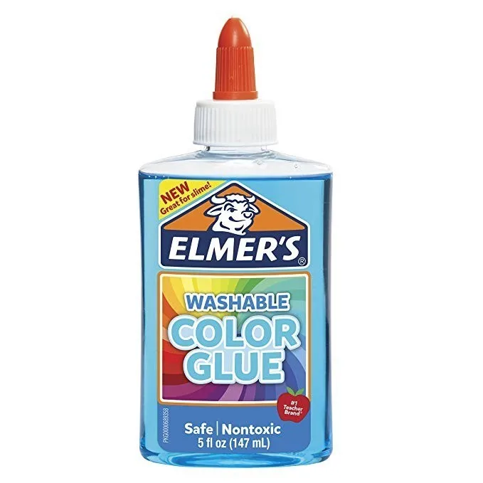 147 мл Elmers Elmer моющийся полупрозрачный цветной клей фиолетовый школьный 5 унций