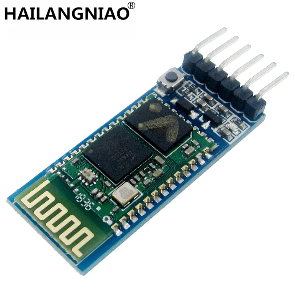 5 шт./лот HC05 JY MCU anti reverse Встроенный последовательный модуль Bluetooth pass through Φ master