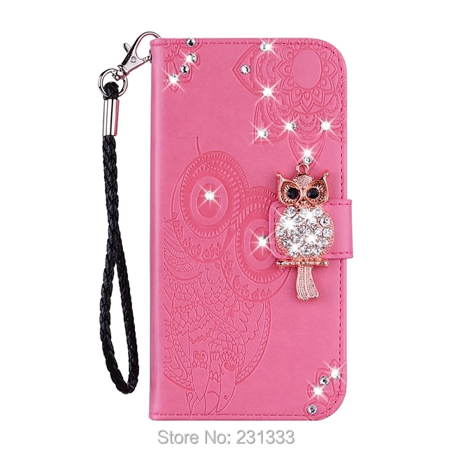 Кожаный чехол кошелек C ku Diamond OWL для Samsung Galaxy M10 M20 M30 A10 A20 A30 A40 A50 A70 A7 2019 подставка 50