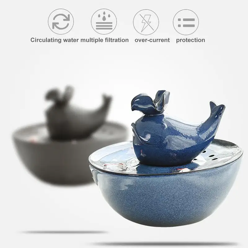 Автоматический дозатор воды для домашних животных диспенсер в форме раковины