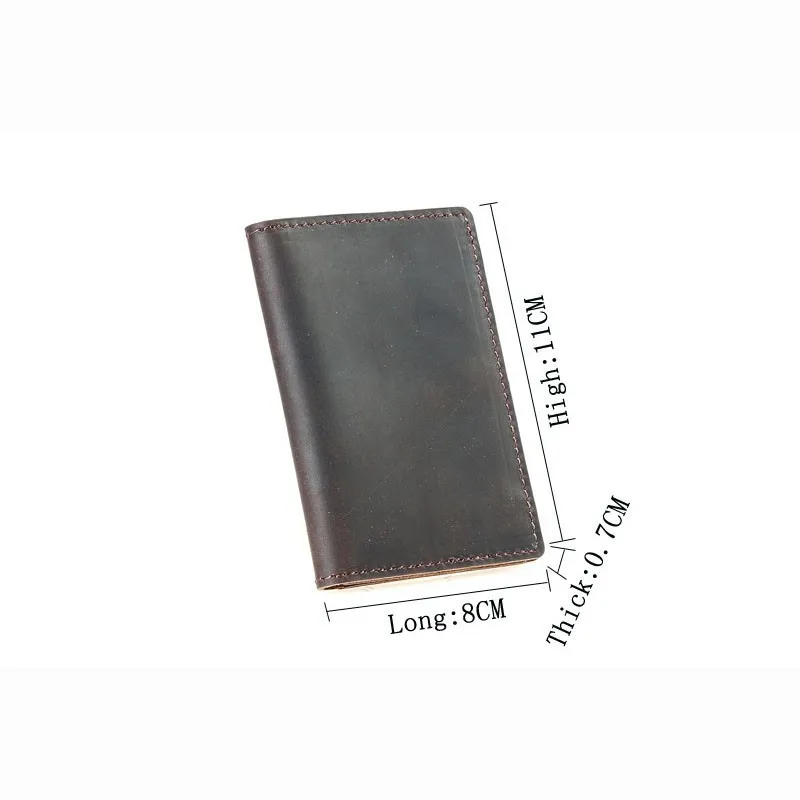 Сумка Для водительских прав из натуральной кожи Крейзи Хорс кредитница и