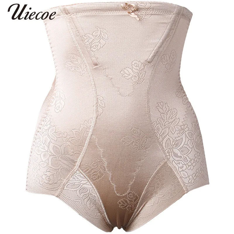 UIECOE для женщин Высокая талия похудения животик управление Панталоны брюки