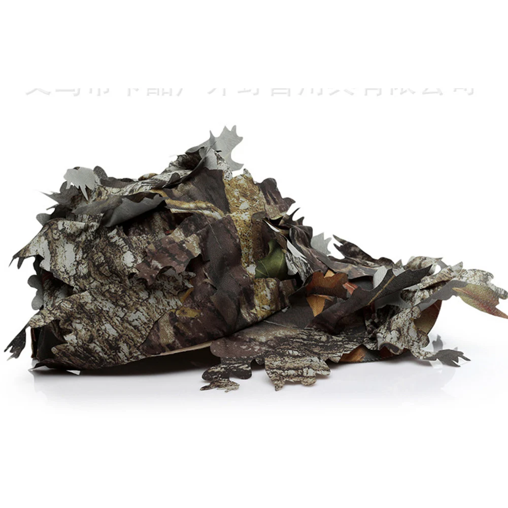 3D лист Маскировочная шапка мужская уличная Лесной камуфляж джунгли охотничья