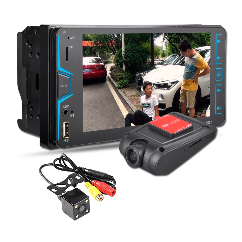 

Call reversing TF card 2 din car radio 7 Inch MP4 for toyota FM power off memory MP5 touch screen capacitive HD car player