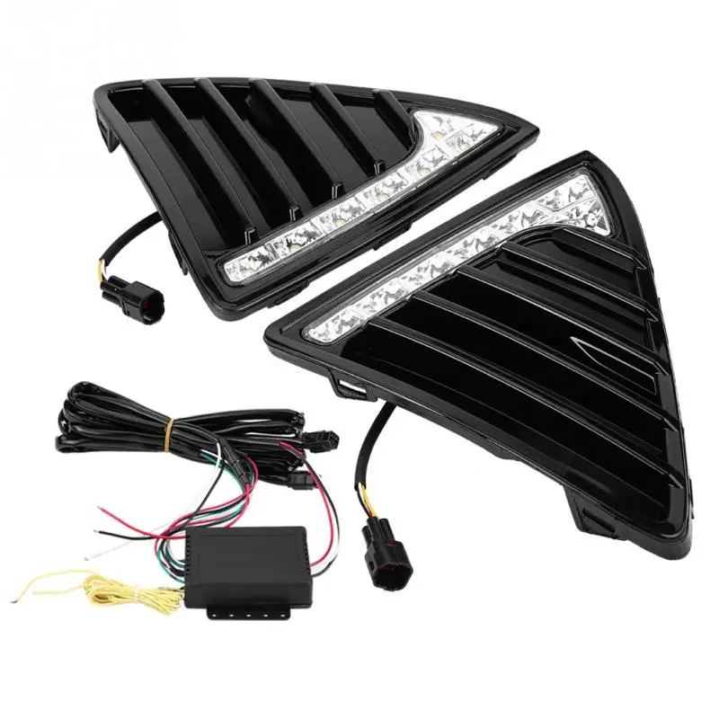 1 пара Автомобильные дневные ходовые огни сигнал поворота Двойная модель DRL