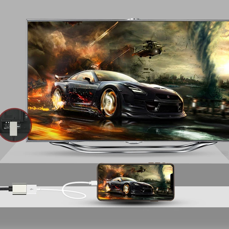 MiraScreen new LD13M-3 wired HDMI with the same screen dual system plug and play | Электроника
