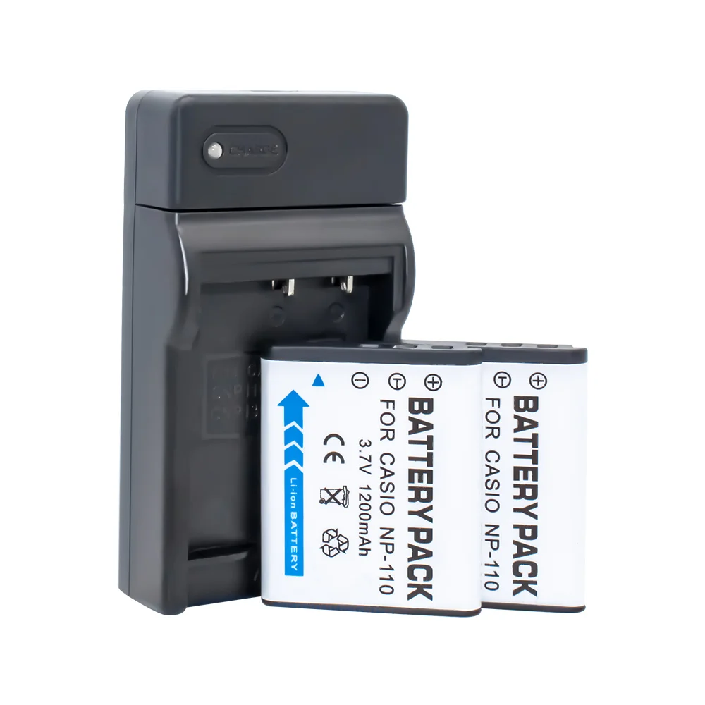 2 шт. батарея камеры NP 110 CNP литиевых батарей + зарядное устройство CNP110 для Casio EX Z2000