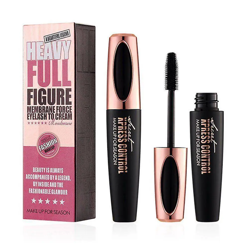 4d волокна шелк Удлиняющая Тушь для ресниц наращивания Водонепроницаемый макияж