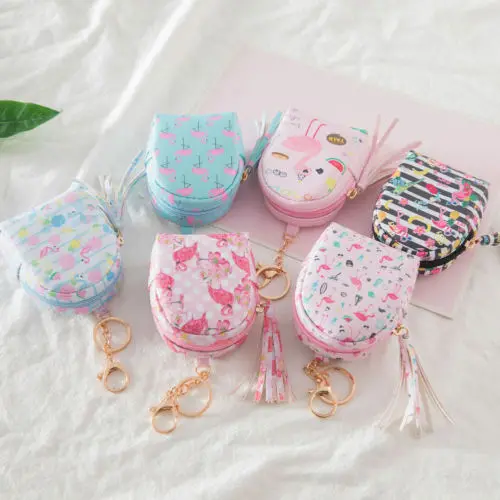 Новейшая мода милый женский кошелек для монет 6 видов стилей мини на молнии из