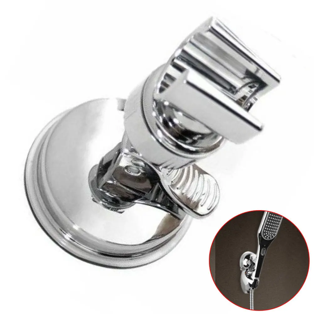 Suction Cup Rack Shower Head Holder Wall Mount Plastic Bracket Bathroom Vacuum Adjustable | Обустройство дома