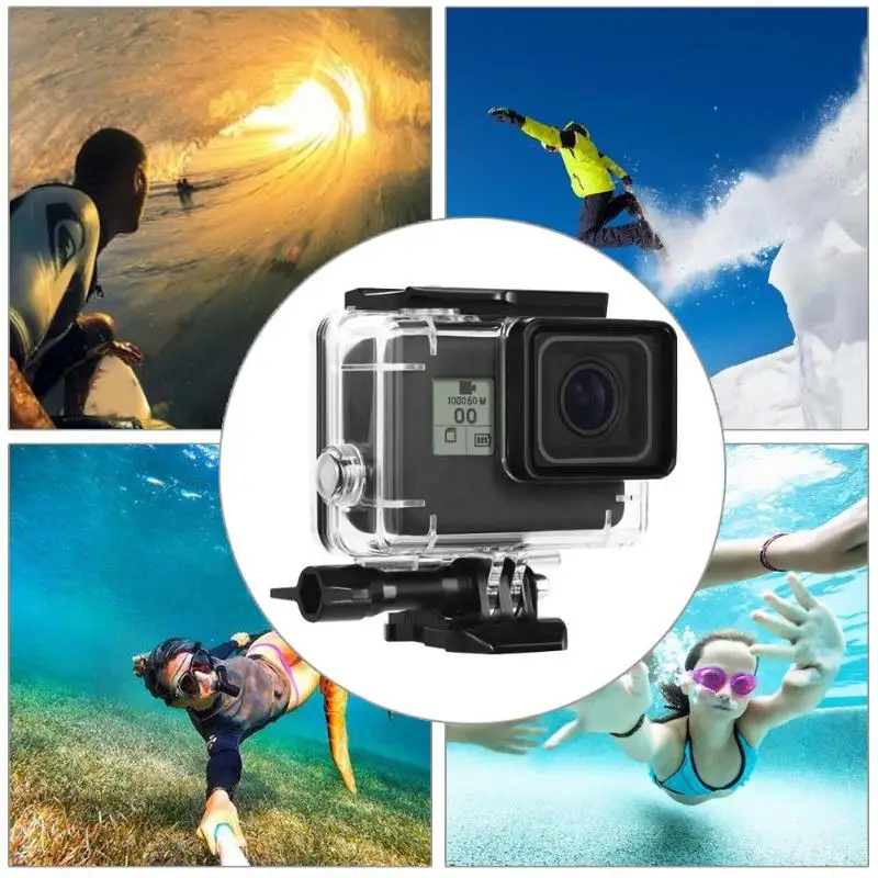 Водонепроницаемый чехол для камеры GoPro Hero 7 40 м аксессуары экшн-видеокамер белого