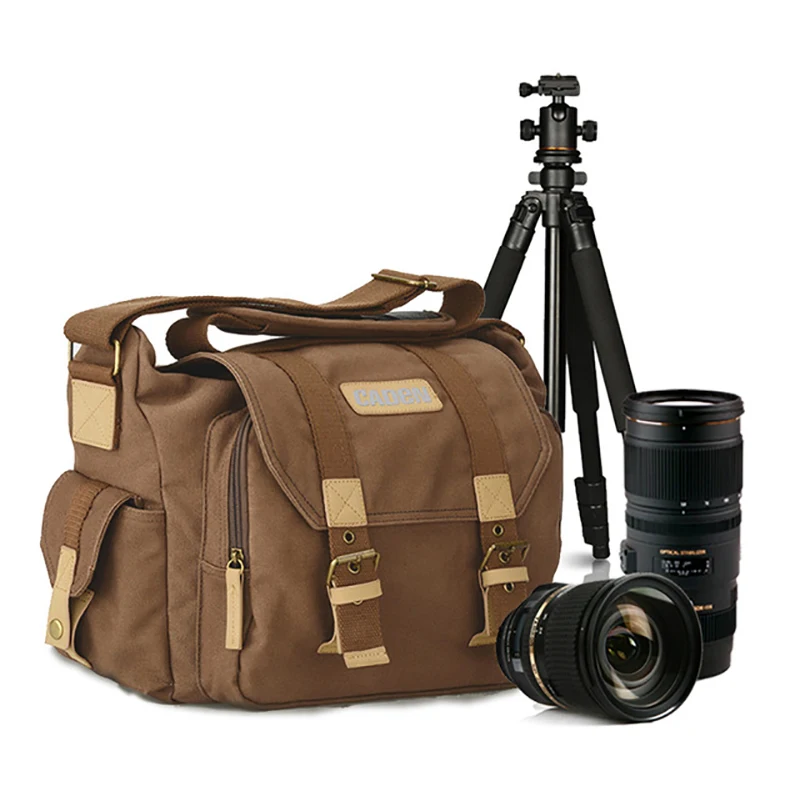 Сумки через плечо для камеры DSLR холщовый рюкзак наружный Фото Видео путешествия