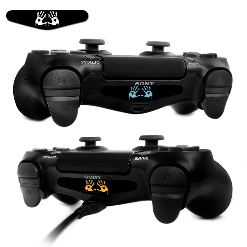 2 шт. виниловые светильник йки для контроллера Sony PS4 Playstation 4 Dualshock 4|Наклейки| |