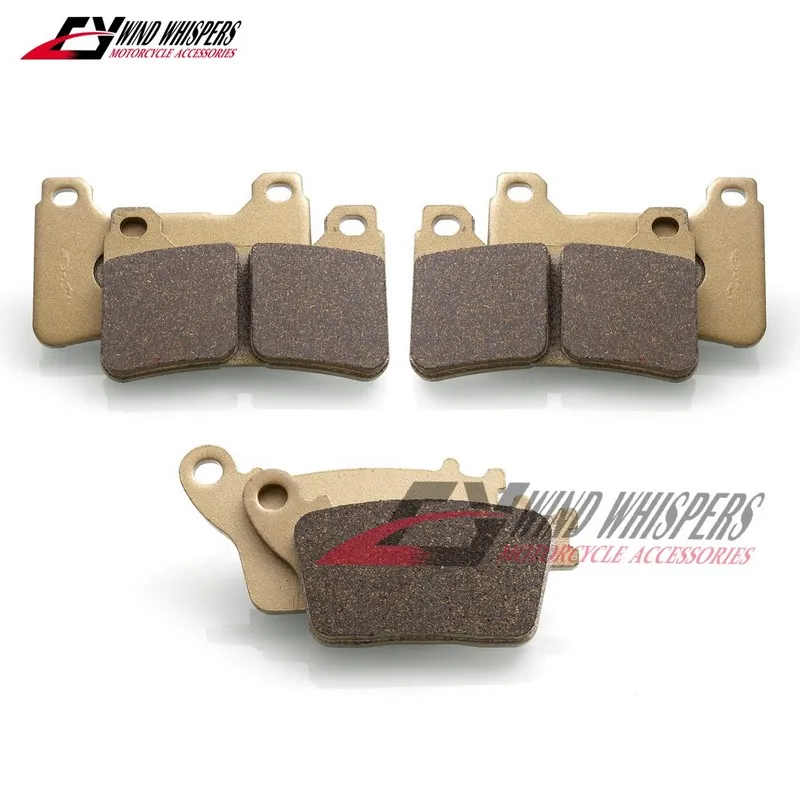 Передние и задние тормозные колодки из медного волокна для Honda CBR600RR CBR600 RR 2007 2016