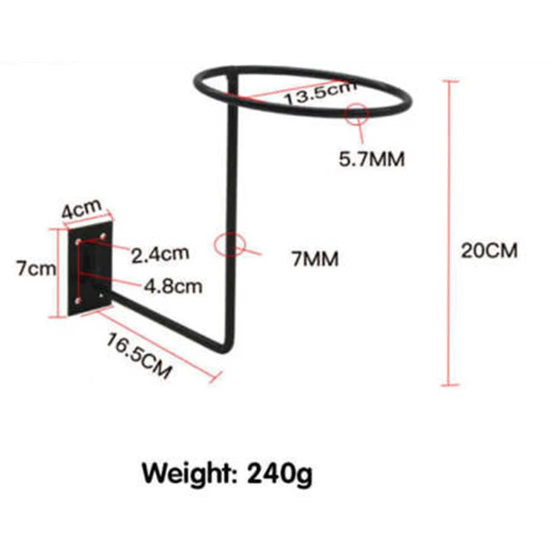 Настенный держатель для ванной комнаты мяч мотоциклетный шлем крючок-вешалка