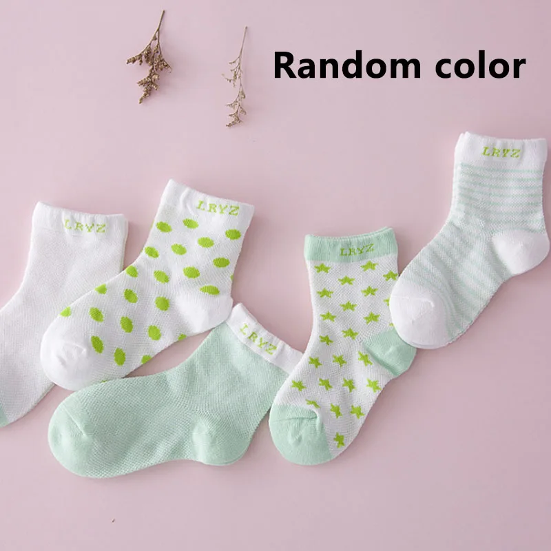 Новинка 2019 детские носки для детей в горошек хлопковые сетчатые однотонные