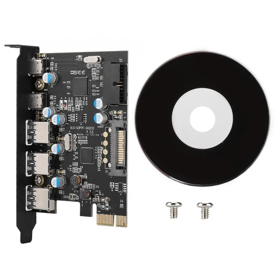 Многофункциональный PCB 5 портовый USB 3 0 Type C к PCI E карта расширения адаптер 2019|Платы