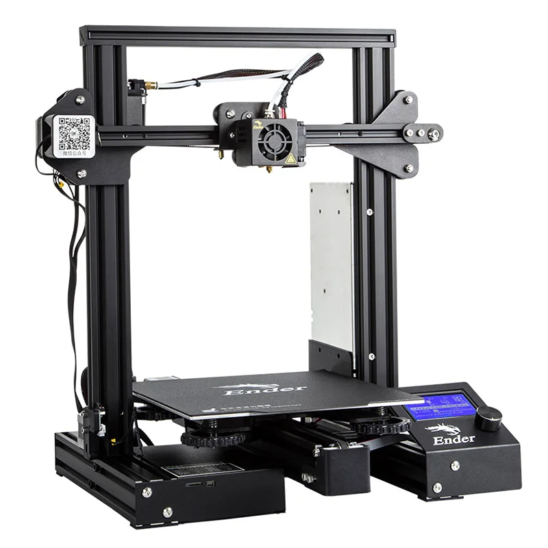 Creality3D Ender 3 Pro Высокоточный 3d принтер DIY комплект стальная рамка ЖК дисплей