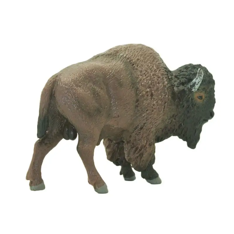 Американская имитация моделей животных Bison фигурки экшн игрушек Коллекция