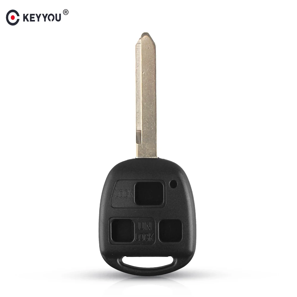 KEYYOU 3 кнопки корпус автомобильного ключа дистанционного управления чехол Fob для