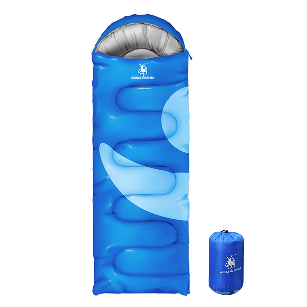 

Portable Splicing Men Women Sleeping Bag Lightweight Envelope Sleeping Bag Three Seasons Warm Outdoor Camping Sleeping Bag