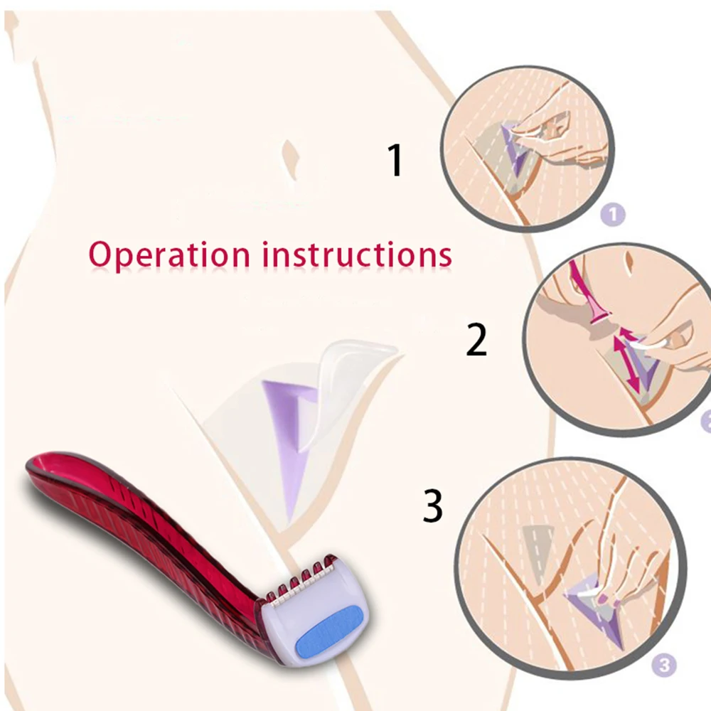 Профессиональный бикини треугольник триммер бритва унисекс Privates лобковые