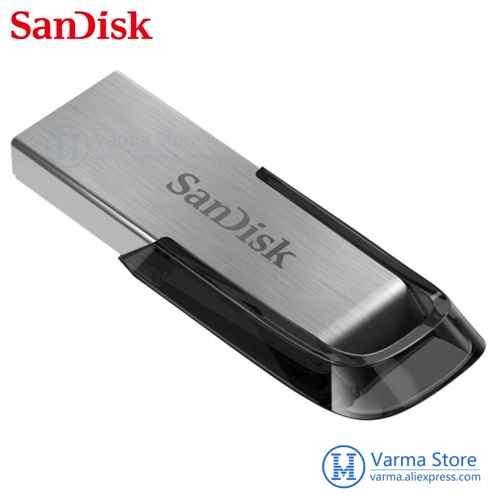 SanDisk 16 GB 32 ГБ 64 и 128 USB3.0U диск CZ73 серебро Скорость чтения 150 МБ/с. металлический