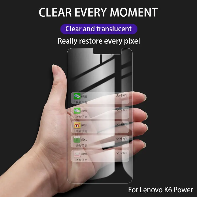 DyGod для Lenovo K6 мощное закаленное стекло 5 0 дюймов Переднее защитная пленка Power