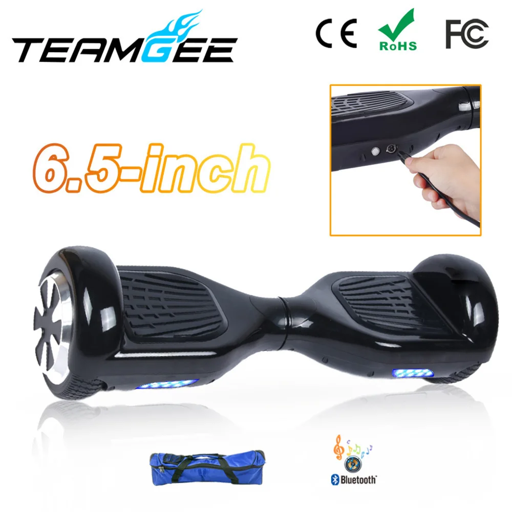 6 5 дюймов черный Ховерборд Giroscooter колесо Patinete electronico умный баланс колесный