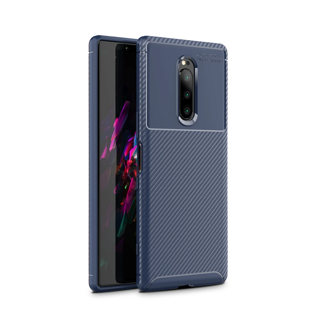 Чехол для Sony Xperia XZ4 роскошный армированный Гибридный текстурный Матовый