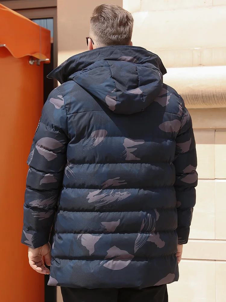 Размера плюс 8XL 7XL 6XL 5XL Новое поступление теплая зимняя куртка мужская