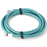 high quality 180cm nylon braided airbrush air hose spray pen woven pipe 18 to 18 adaptor fitting compressor air tools