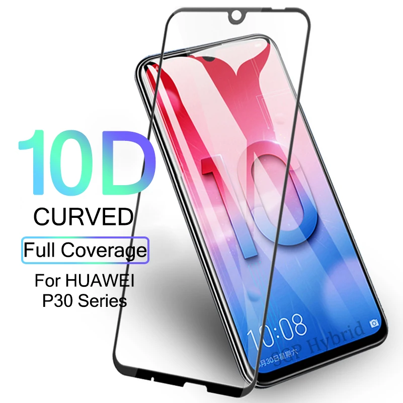 10D изогнутое закаленное стекло P30Pro P30Lite для Huawei P 30 P30 Pro Lite 30Pro 30Lite пленка защитное