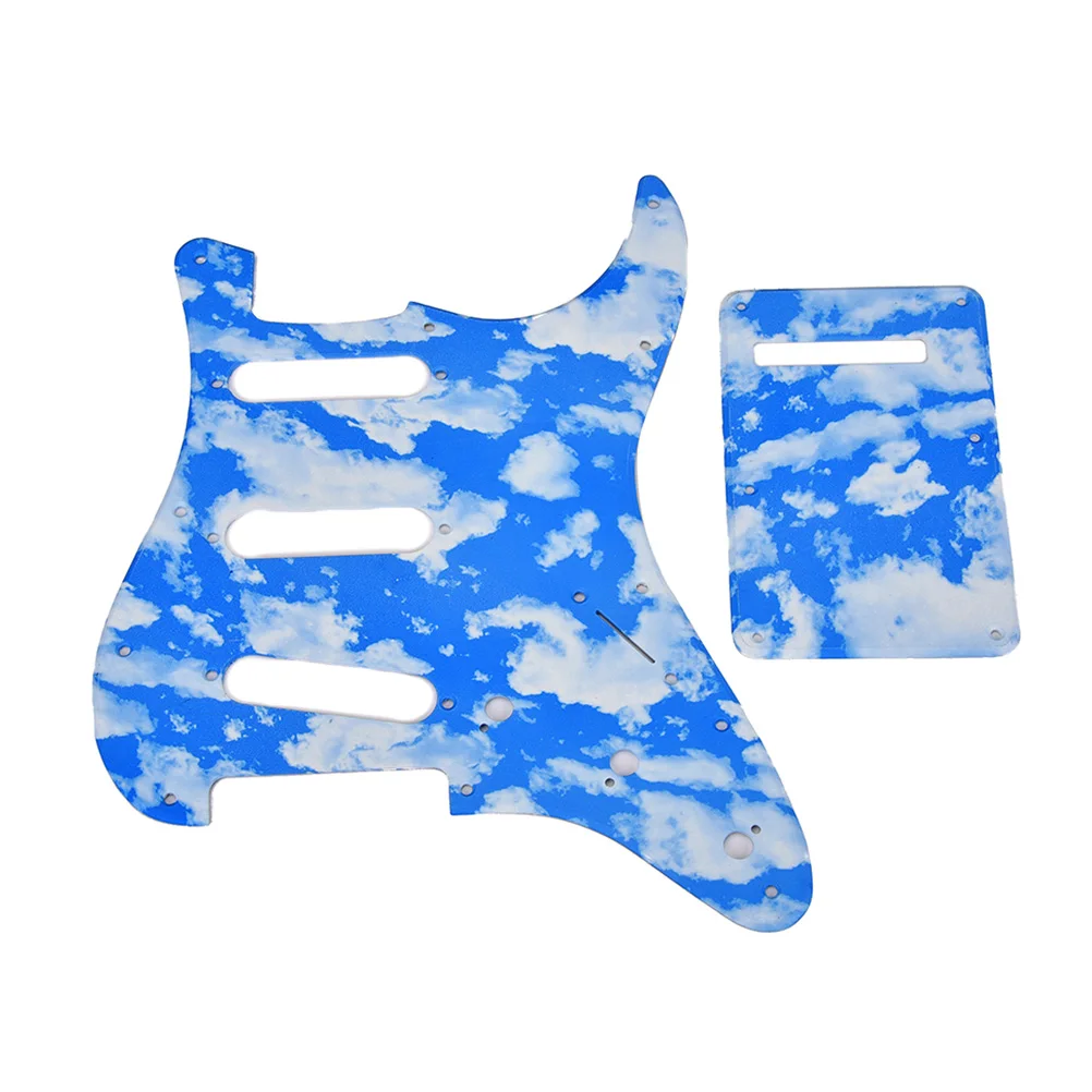 Одиночная катушка Pickguard Blue Sky And Cloud набор пикапов для крыльев Stratocaster