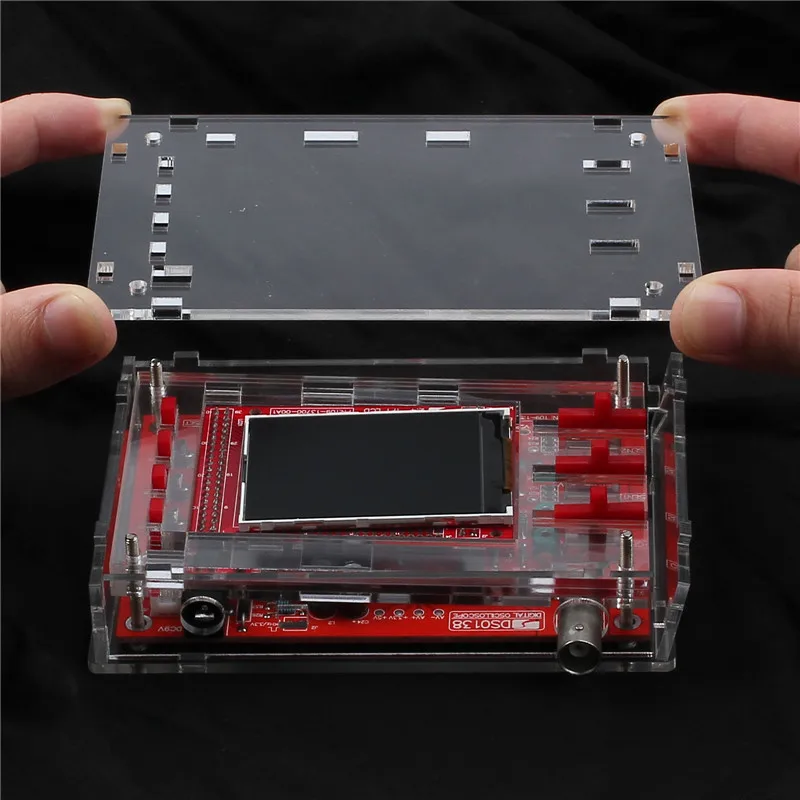 Neoteck Fully Assembled DSO138 Open Source 2.4" TFT Digital Oscilloscope (1Msps) with FREEProbe Lead+Acrylic Case DIY | Инструменты
