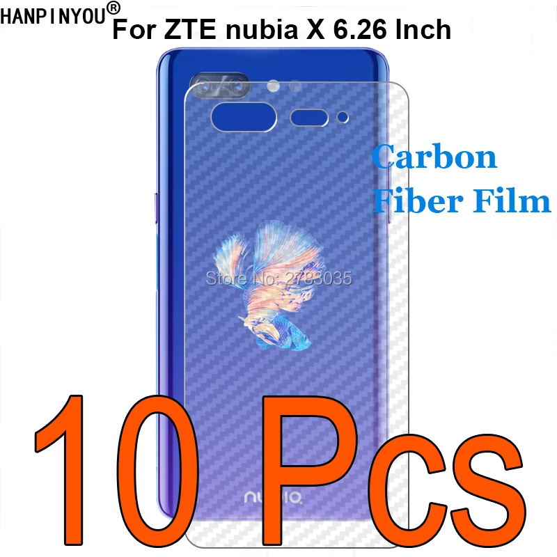 10 шт./лот для zte nubia X 6 26 &quotанти отпечатков пальцев прозрачный углеродного волокна