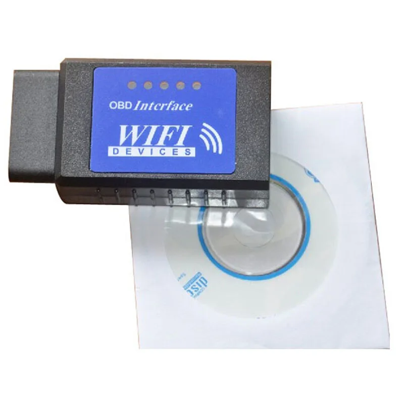Синий знак Elm327 Wi Fi сканер Авто Obd2 диагностический инструмент Elm 327 Obdii сканера V 1 5