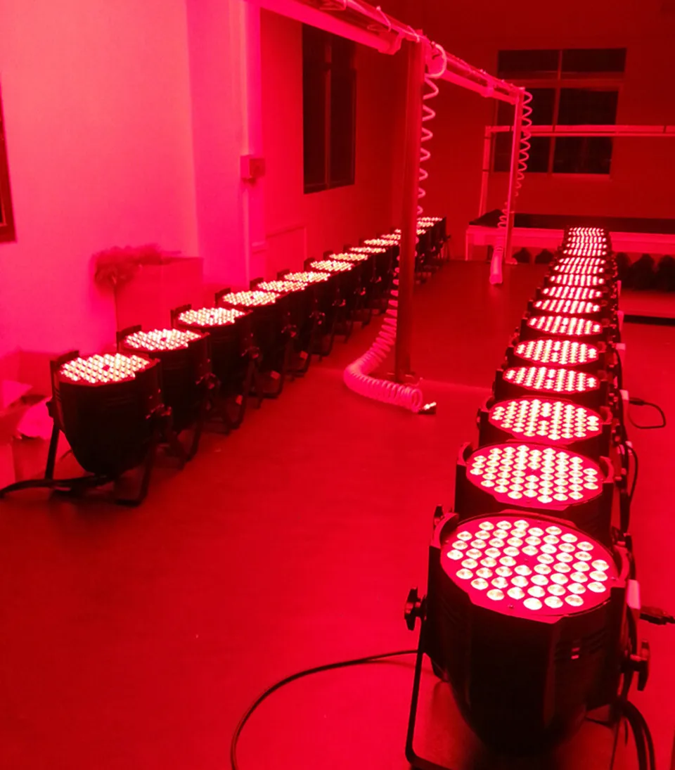 Светодиодный прожсветильник Тор par 54X9W RGB 3 в 1 DMX канал 512 с узором виде мельницы