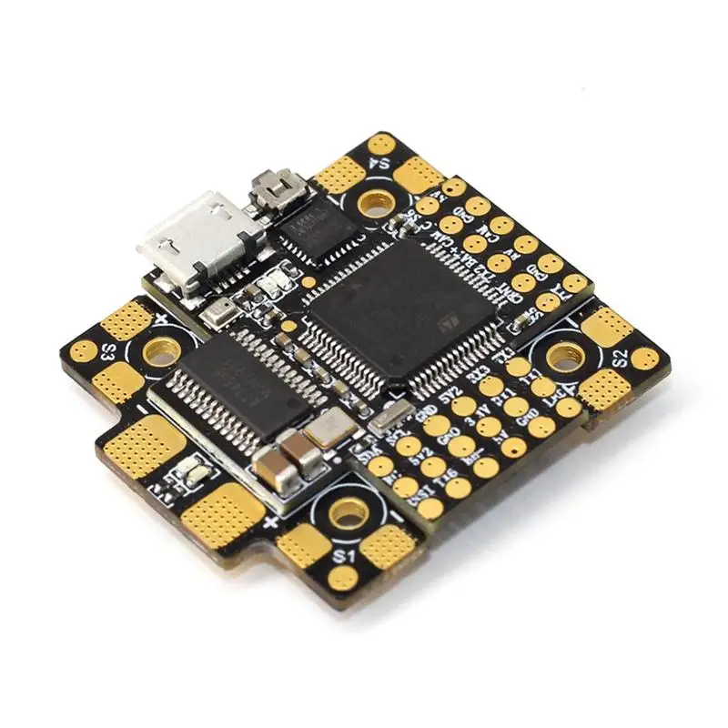 Контроллер полета HGLRC Forward F4 AIO V6 3-6S STM32F405 OSD w/5 V/3A 8 V/1.5A BEC MPU6000 Gyros 10 4G 20x20mm для