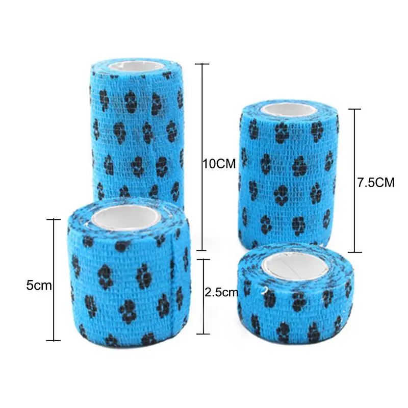 4 шт./компл. самоклеящаяся эластичная повязка для питомца собаки кошки из