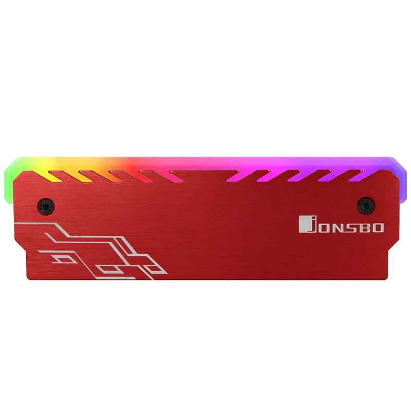 Jonsbo Nc 1 теплоотвод памяти Корпус Rgb 256 цветов автоматическое изменение