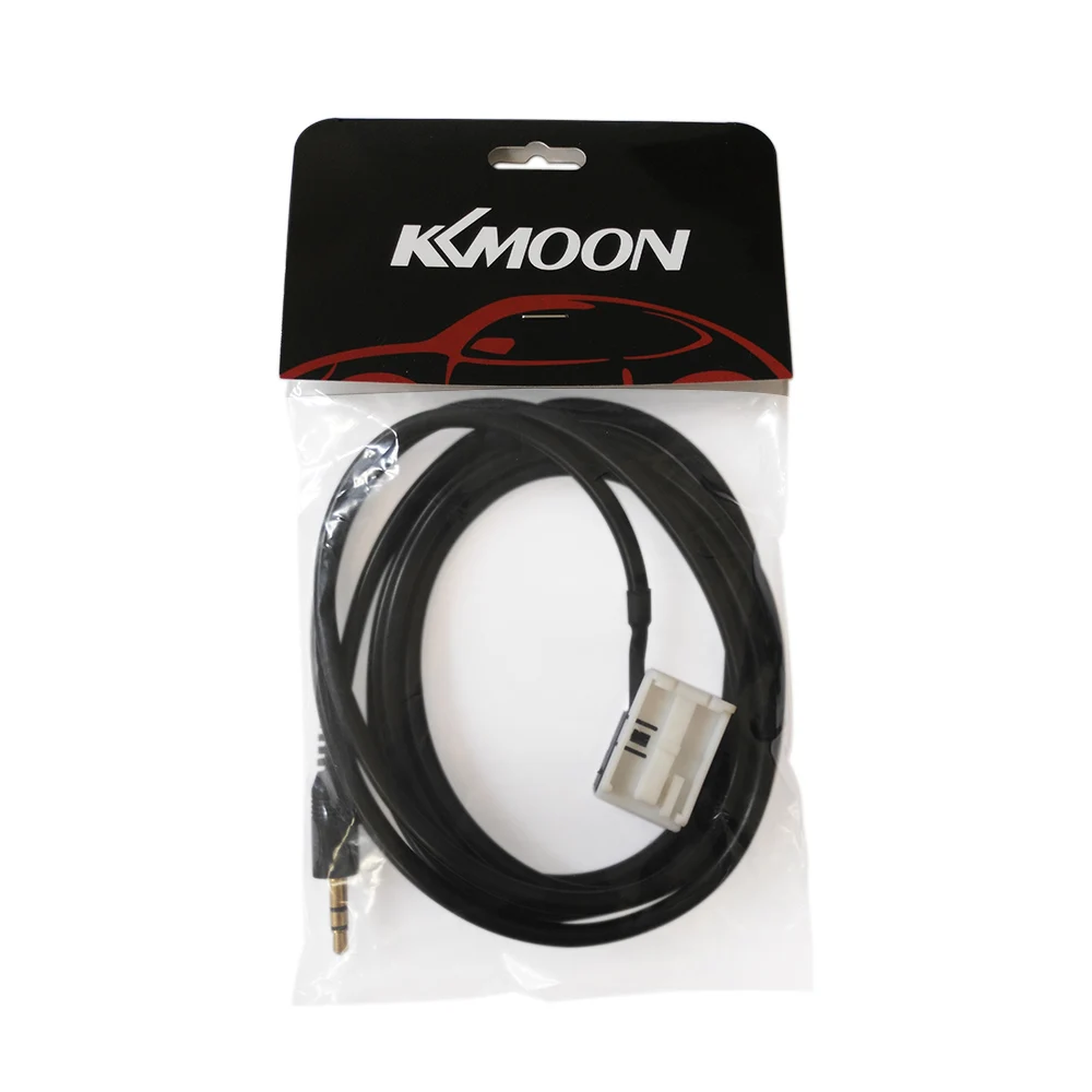 Автомобильный AUX кабель KKmoon для iPod MP3 3 5 мм|Кабели адаптеры и разъемы| |