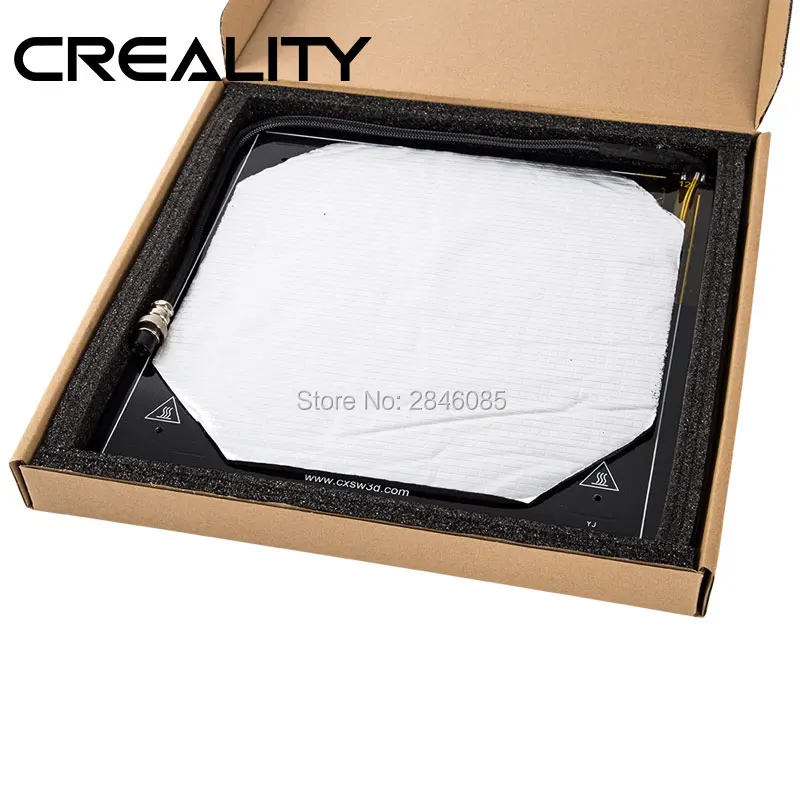 Доставка DHL/Fedex Creality 3D с подогревом Станина для CREALITY CR 10/CR 10S/S4 Размеры 300/400 кабель