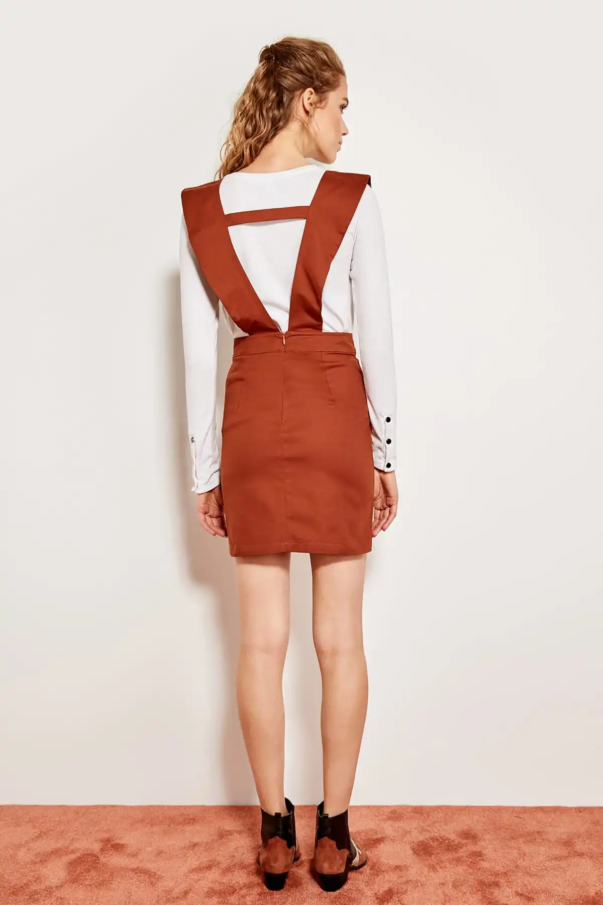 Trendyol корицы Висячие юбки TCLSS19EH0023|Женские юбки| |