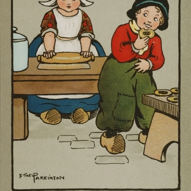 День выпечки Этель Паркинсон плакат печать Мэри эванспир & Dawn Cope Collection