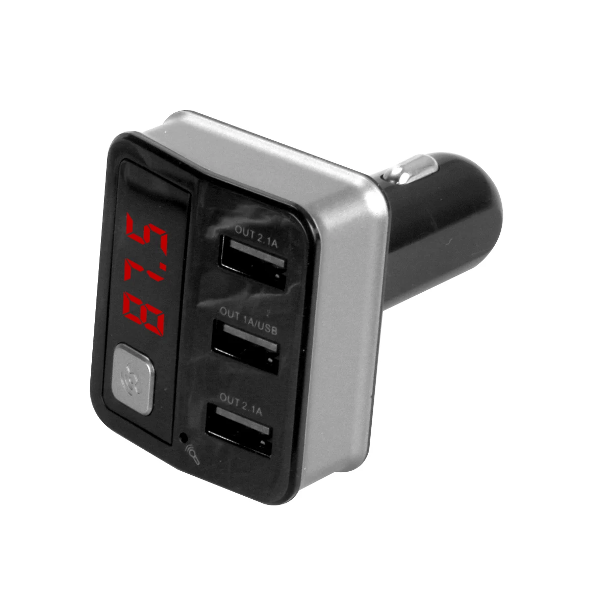 3 USB 2.0 FM Transmitter Car Charger Hand-free Calling A2DP MP3 Player 5.2A 5V LED Display Battery Voltage Monitor | Автомобили и