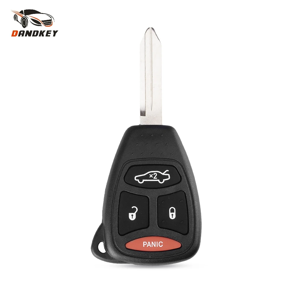 Чехол для ключа дистанционного управления Dandkey Dodge Jeep Chrysler 300 Aspen Charger Magnum Fob 3 + 1 4