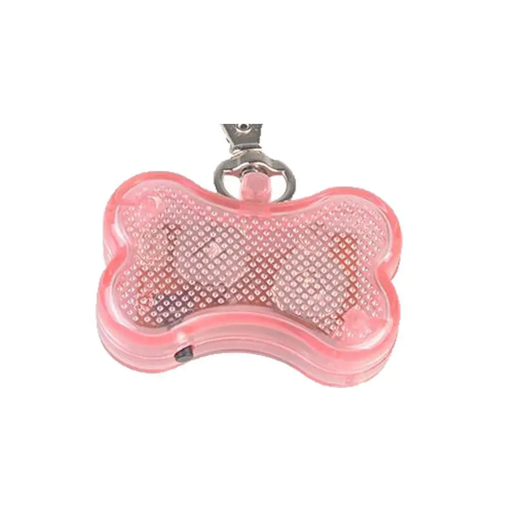 Pet LED Light Anti Lost Pendant Bone Cute Shape Safety Casual Dog Tag Pets Battery Supplies | Дом и сад