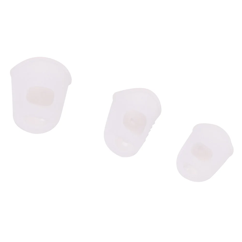 

9PCS/lot Flexible Fingertip Grips Silicone White Finger Cot for other stringed instruments, guitar, banjo, mandolin, ukulele